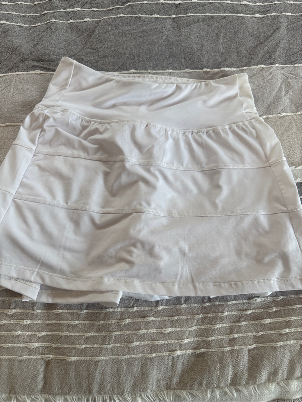 White Athletic Skort - Women